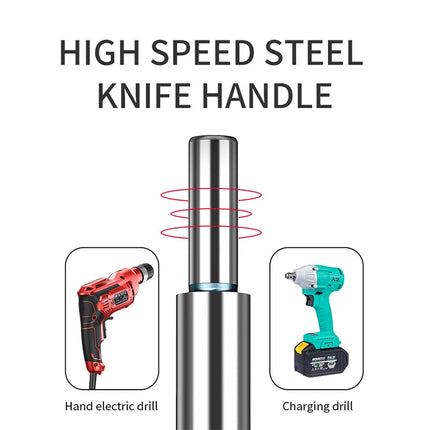 HUHAO Forstner Drill Bit 8mm 10mm Round Shank Wood Centering Hole Saw Diameter 14-53mm Carbide Cutter Woodworking Drill Bit Tool