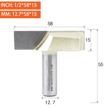 ARDEN Bottom Cleaning Router Bit Woodworking Metric Carbide Engraving Flat Bottom Pulling Slotting Milling Cutter For Wood MDF