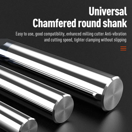 HUHAO Spiral Ball Nose Tapered End Mill Engraving Bit HRC55 CNC End Mill 4mm 6mm 8mm 3D Carving Bits Wood Metal Tools