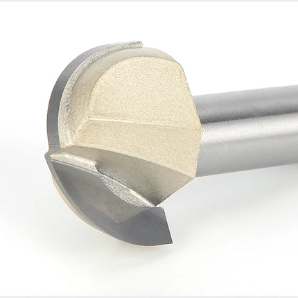 HUHAO 6mm 8mm Shank Ball Nose Milling Cutter For Wood End Mill Round Nose Cove CNC Router Bit Carbide Steel Woodworking Tools