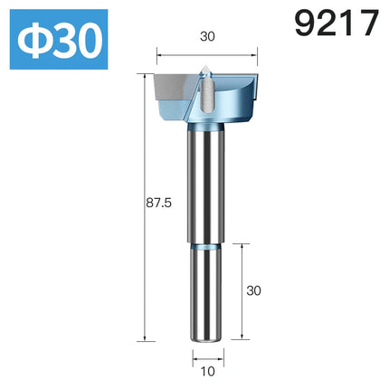 HUHAO Forstner Drill Bit 8mm 10mm Round Shank Wood Centering Hole Saw Diameter 14-53mm Carbide Cutter Woodworking Drill Bit Tool