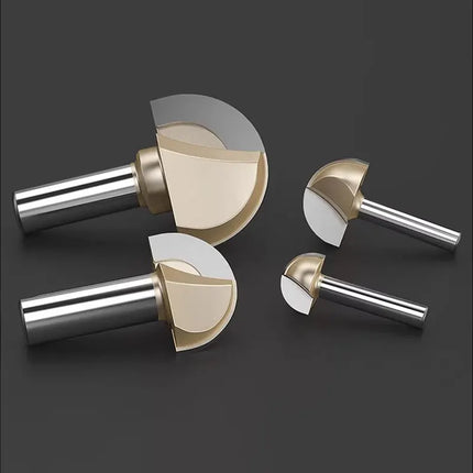 HUHAO Round Ball Nose Cove Router Bit CNC Milling Bit Radius Core Box Solid Milling Cutter for Wood