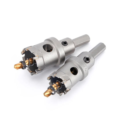 HUHAO 3PCS TCT Hole Saw Drill Bit Alloy Carbide Tipped Hole Cutter With Titanium-Plated Pilot Tools For Metal Stainless Steel