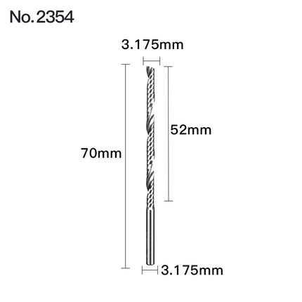 HUHAO 1PCS 3.175mm Shank Single Flute Spiral Milling Cutter Carbide End Mill CNC Router Bit Engraving Cut for Acrylic Wood MDF