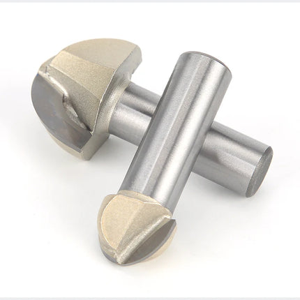 HUHAO 6mm 8mm Shank Ball Nose Milling Cutter For Wood End Mill Round Nose Cove CNC Router Bit Carbide Steel Woodworking Tools