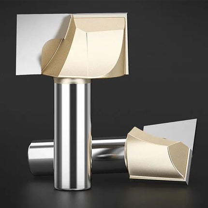 HUHAO Cleaning Bottom Engraving Bit for Wood 1/2 1/4 Shank Straight Router Bit Carbide Milling Cutter Woodworking Bit CNC Tools