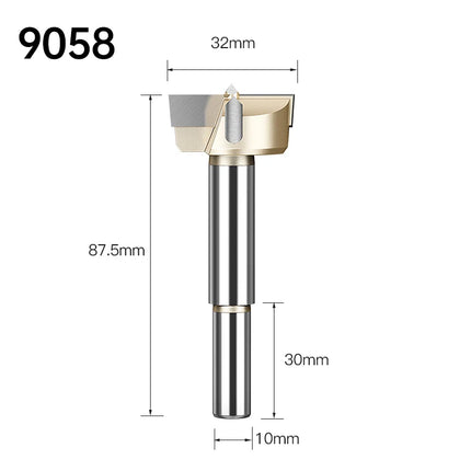 Hole Saw Cutter for Wood Forstner Drill Bit Hex 1/4in Shank Hinge Boring Bit Hole Saw Cutter Carbide Steel for Wood Woodworking Tools