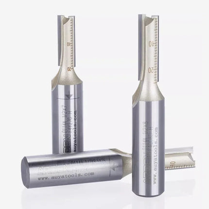 Arden Double Flute Straight Router Bit Wood Milling Cutter 6.35mm 12.7mm Shank Woodworking Tool CNC Flush Trim Arden Router Bits