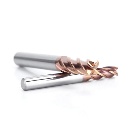 HUHAO 4mm 5mm 6mm 8mm HRC55 Milling Cutter 4 Flutes Flat End Mill CNC Maching Endmills Alloy Coating Carbide Steel CNC Tools