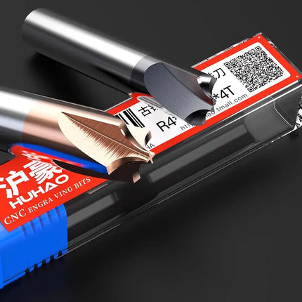 HUHAO HRC55 Radius Corner Rounding Milling Cutter Chamfering Outside Radii Router Bits Carbide Steel Solid End Mill CNC Tools