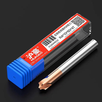 HUHAO HRC55 Radius Corner Rounding Milling Cutter Chamfering Outside Radii Router Bits Carbide Steel Solid End Mill CNC Tools