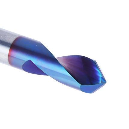HUHAO 90 Degree Spot Drill Bits Point Router Bit Carbide CNC Chamfering Drilling Hole Guide CNC Tool Location Center Point Drill