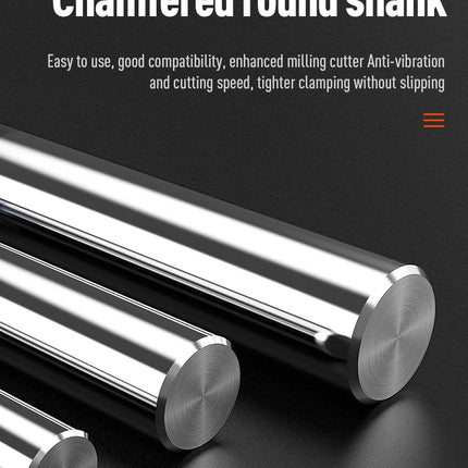 HUHAO Spiral Ball Nose Tapered End Mill Engraving Bit HRC55 CNC End Mill 4mm 6mm 8mm 3D Carving Bits Wood Metal Tools