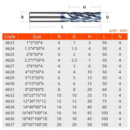 LIDIAO Milling Cutter Professional Carbide End Mill 4Flutes TiAIN Coating HRC45 CNC Milling Machine Tools Metal Cutter