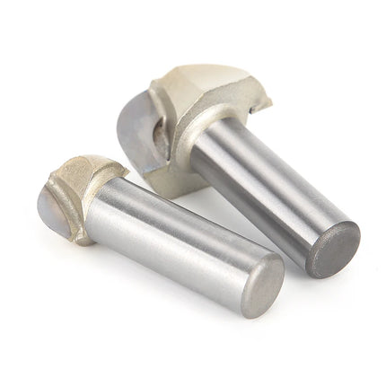HUHAO 6mm 8mm Shank Ball Nose Milling Cutter For Wood End Mill Round Nose Cove CNC Router Bit Carbide Steel Woodworking Tools
