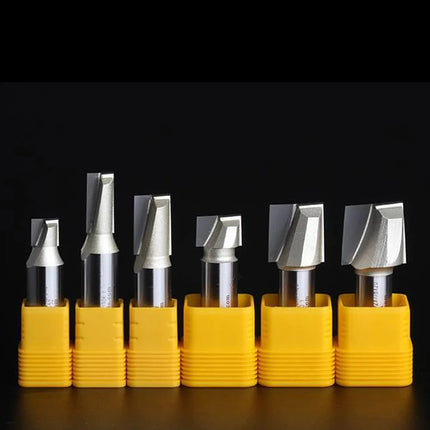 ARDEN Inch Woodworking Flat Bottom 2 Flutes Carbide Bottom Router Bit  Slotting Carving CNC Tool for Plywood MDF Solid wood
