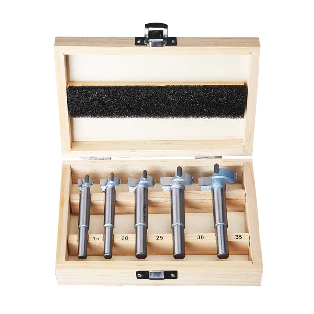 HUHAO Hole Saw set  for Wood Kit 15mm to 35mm Hinge Boring Drill Bits