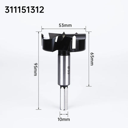 HUHAO 10mm Round Shank 3 Blades Forstner Drill Bit Hole Saw Center Router Bit Carbide Milling Cutter For Wood Woodworking Tools