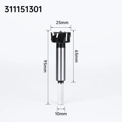 HUHAO 10mm Round Shank 3 Blades Forstner Drill Bit Hole Saw Center Router Bit Carbide Milling Cutter For Wood Woodworking Tools