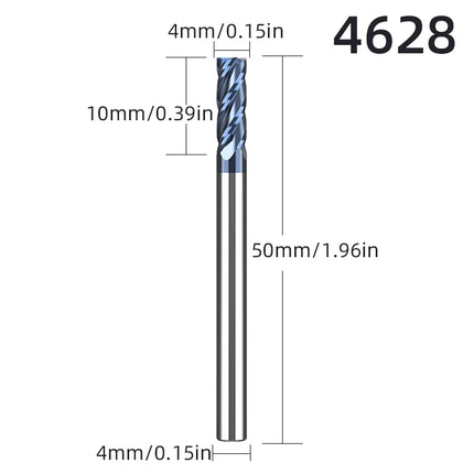 LIDIAO Milling Cutter Professional Carbide End Mill 4Flutes TiAIN Coating HRC45 CNC Milling Machine Tools Metal Cutter