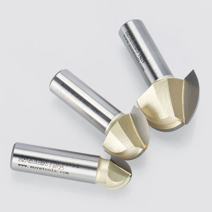 ARDEN Core Box Bit Carbide Round Bottom Groove Milling Cutter Radius Ball Nose Woodworking Router Bit Semi-circular CNC Bit