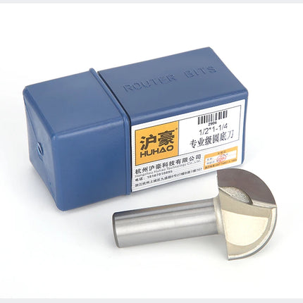 HUHAO 6mm 8mm Shank Ball Nose Milling Cutter For Wood End Mill Round Nose Cove CNC Router Bit Carbide Steel Woodworking Tools