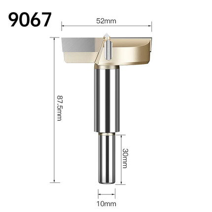 Hole Saw Cutter for Wood Forstner Drill Bit Hex 1/4in Shank Hinge Boring Bit Hole Saw Cutter Carbide Steel for Wood Woodworking Tools