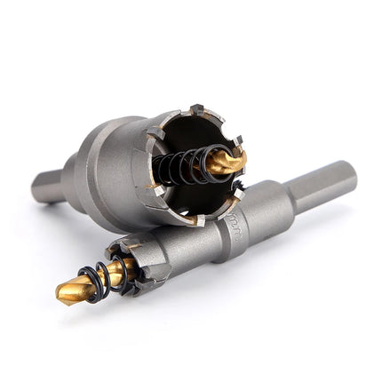 HUHAO 3PCS TCT Hole Saw Drill Bit Alloy Carbide Tipped Hole Cutter With Titanium-Plated Pilot Tools For Metal Stainless Steel