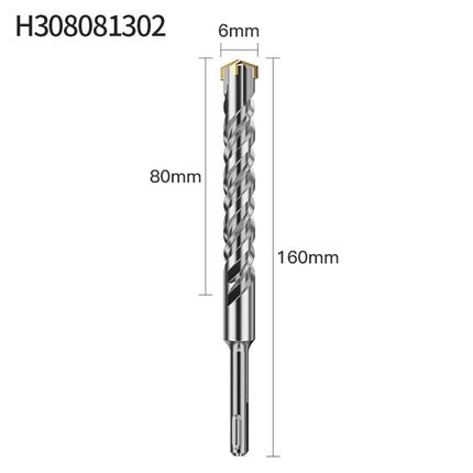 LiDiao SDS Plus Rotary Hammer Drill Bits Concrete Drill Bit Long Round Handle Carbide Tipped Brick Stone Drilling 6 to 25mm⭐⭐⭐⭐⭐