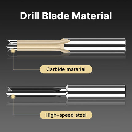 Mortise Chisel Cutter Door Lock Hole Saw Grooving Tool for Precision Joinery 4 Flute Woodworking Router Bit