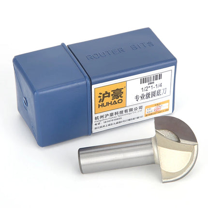 HUHAO 6mm 8mm Shank Ball Nose Milling Cutter For Wood End Mill Round Nose Cove CNC Router Bit Carbide Steel Woodworking Tools