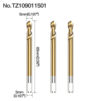 HUHAO 3PCS TCT Hole Saw Drill Bit Alloy Carbide Tipped Hole Cutter With Titanium-Plated Pilot Tools For Metal Stainless Steel
