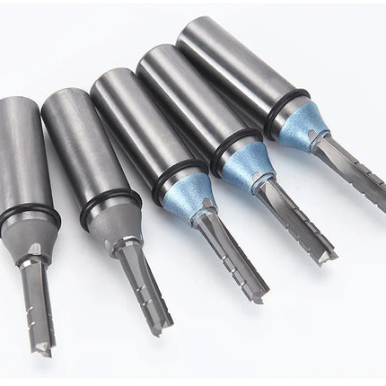 3pcs Chipbreaker Router Bit TCT Trimming Straight Milling Cutter Chip breaker Router Bit Wood Woodworking Slotting Cutter
