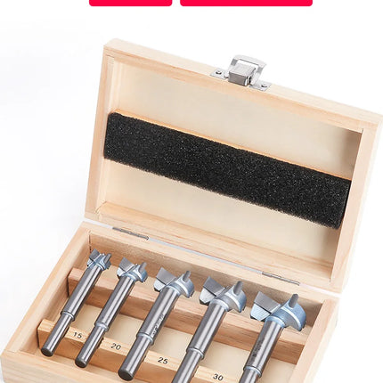 HUHAO Hole Saw set  for Wood Kit 15mm to 35mm Hinge Boring Drill Bits
