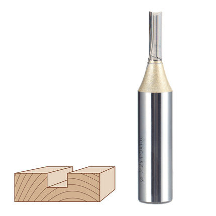 TCT Straight End Mill Router Bits Carbide Cutter for Wood CNC Engraving Tool