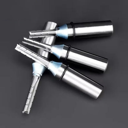HUHAO 12.7mm Straight Milling Cutter TCT Trimming Slotting Wood CNC Router Bit MDF Engraving Carbide End Mill Woodworking Tool