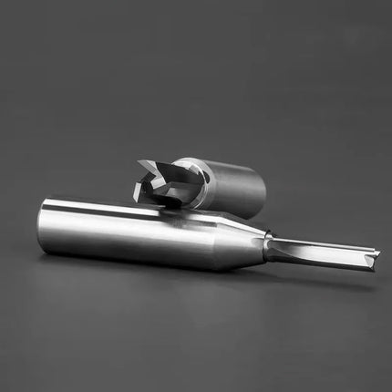 HUHAO 12.7mm Shank Milling Cutter Woodwroking Tool CNC End Mill TCT Carbide Steel Trimming Router Bit For MDF Plywood Chipboard