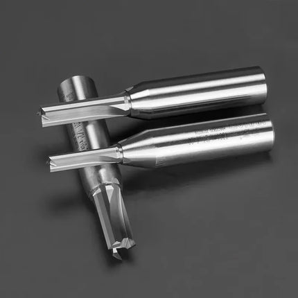 HUHAO 12.7mm Shank Milling Cutter Woodwroking Tool CNC End Mill TCT Carbide Steel Trimming Router Bit For MDF Plywood Chipboard