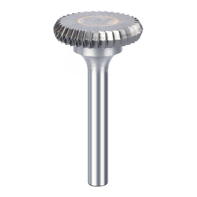 HUHAO Y Type Carbide Rotary File for Steel Grinding Head Milling Cutter Y Type 90 degree Disc 6mm Shank Single Groove Engraving Tool Burr