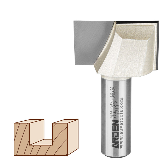 ARDEN Bottom Cleaning Router Bit Woodworking Metric Carbide Engraving Flat Bottom Pulling Slotting Milling Cutter For Wood MDF